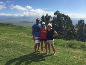 Having my Mom and Mike in Hawaii to support me was amazing!
